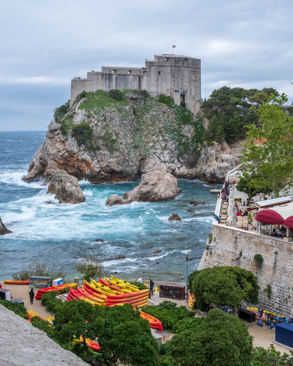que ver en dubrovnik mapa