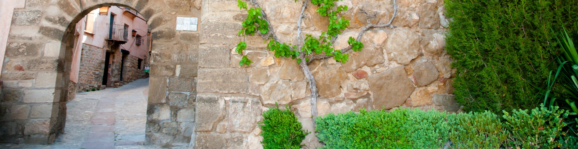 Puerta medieval en albarracin teruel